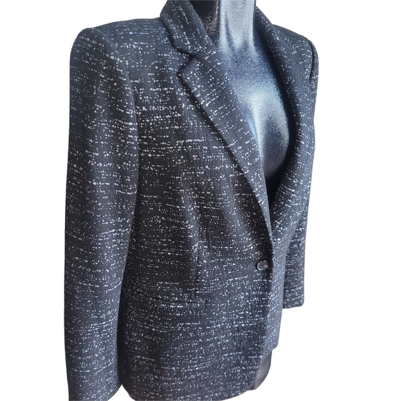 Vince Camuto Black and White Blazer 10 - Picture 2 of 6